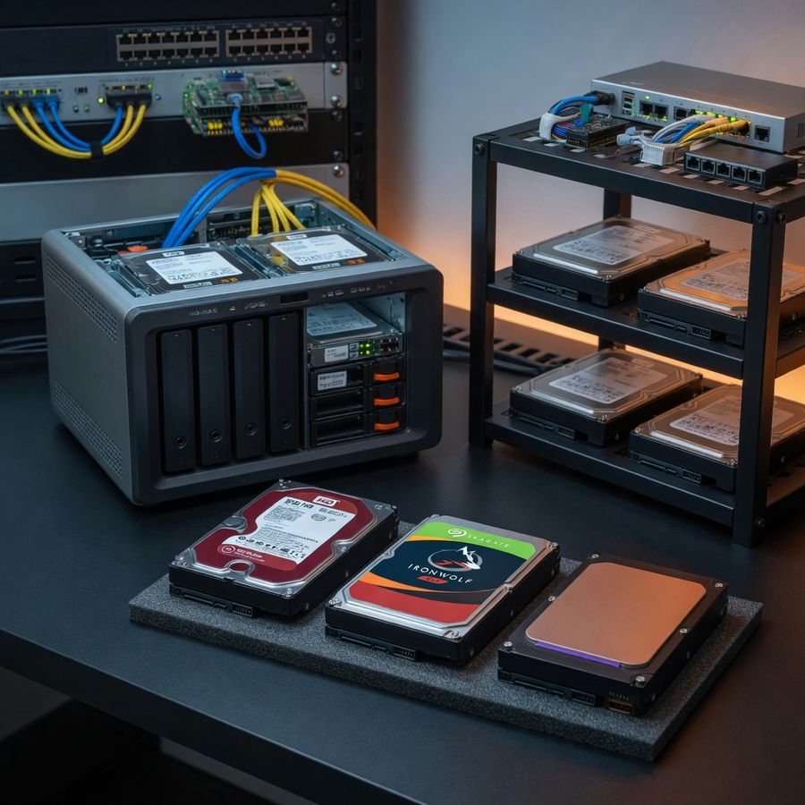 WD Red Plus vs Seagate IronWolf vs Toshiba N300 in 2026